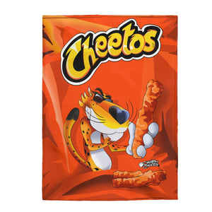 Cheese Cheetos Themed Blanket Throw