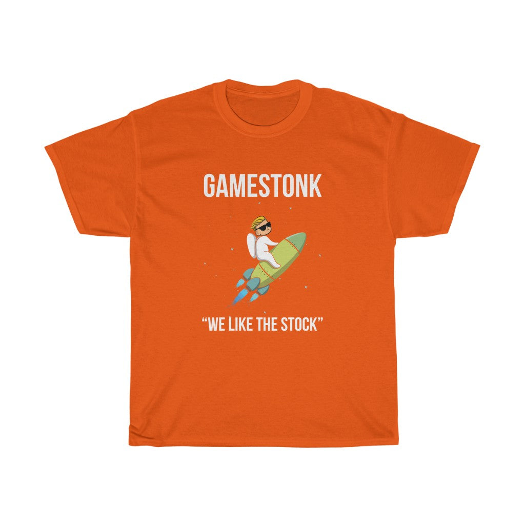 "GameStonk, We Like The Stock" Heavy Cotton Tee