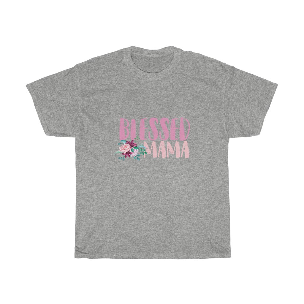 "Blessed Mama" Heavy Cotton Tee