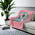 Libra Horoscope Themed Velveteen Soft Blanket