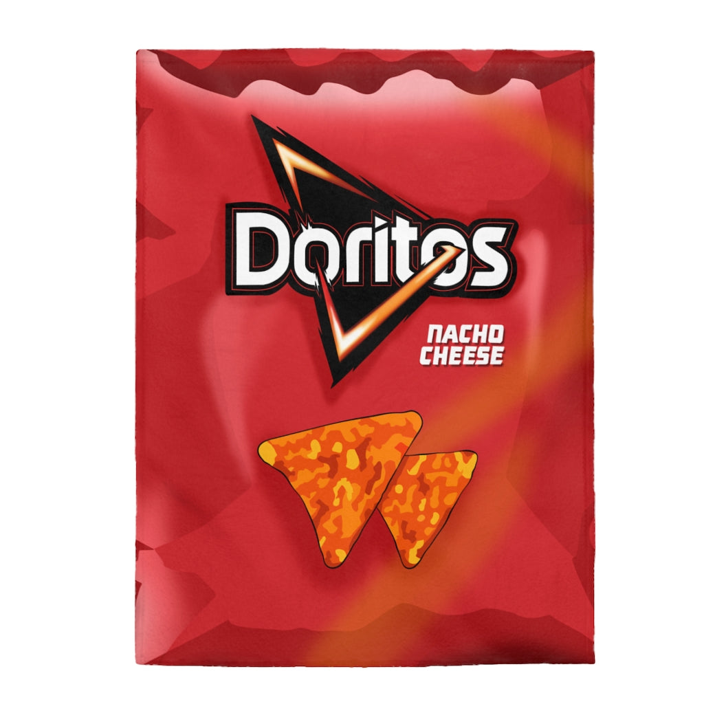 Cheese Doritos Themed Blanket Throw