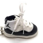 Black & White Sneaker Portable Power Bank Charger with Keychain