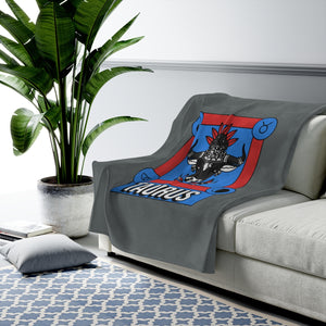 Taurus Horoscope Themed Velveteen Soft Blanket