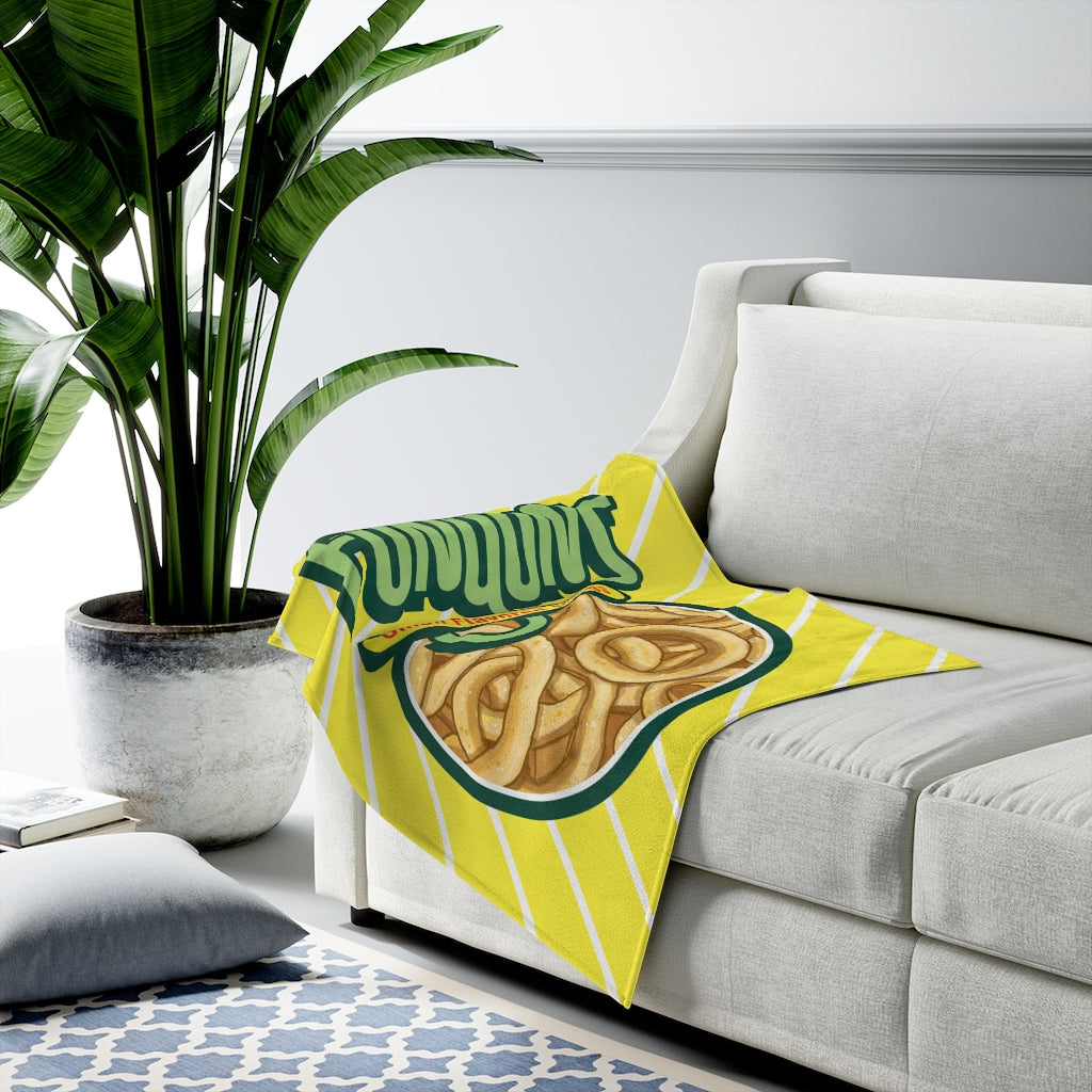 Funyuns Themed Blanket Throw