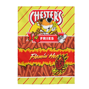 Hot Fries Themed Blanket Throw