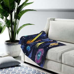 Galaxy Velveteen Soft Blanket