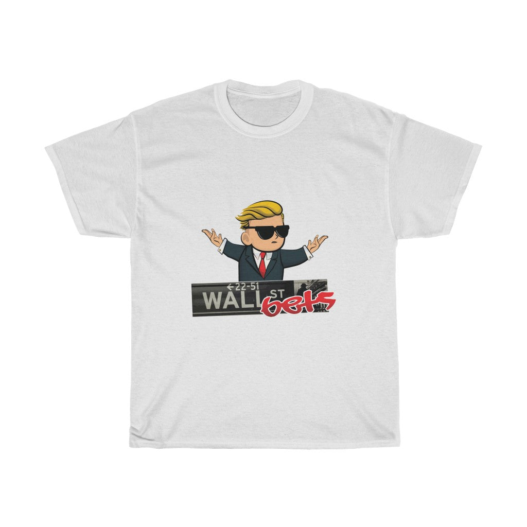 "Wall St Bets" Heavy Cotton Tee