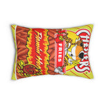 Cute Chips Hot Fries Themed Polyester Pillow
