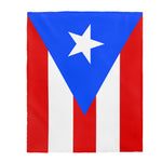 Puerto Rico Velveteen Soft Blanket