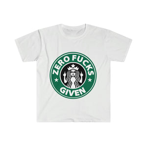 No F***s Given Themed Soft Style T-Shirt