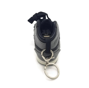 Black and Gray Sneaker Portable Power Bank Charger with Keychain