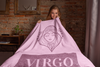 Virgo Horoscope Themed Velveteen Soft Blanket