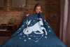 Capricorn Horoscope Themed Velveteen Soft Blanket