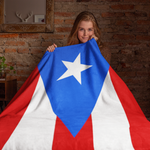 Puerto Rico Velveteen Soft Blanket