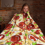 Pizza Velveteen Soft Blanket
