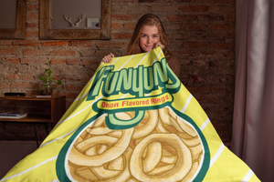 Funyuns Themed Blanket Throw