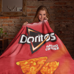 Cheese Doritos Themed Blanket Throw