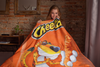 Cheese Cheetos Themed Blanket Throw