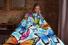 Butterflies Themed Velveteen Soft Blanket