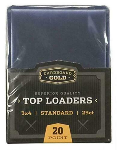 Cardboard Gold 3x4 Standard Top loaders 25ct
